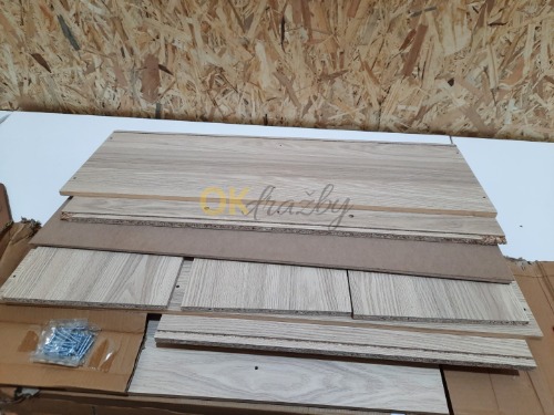 Auction Knihovna s 5 přihrádkami viz.foto image