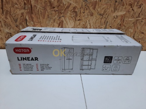 Auction Curver Dílenská skříň LINEAR HIGH černá/šedá image