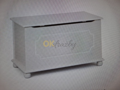 Auction Dětská truhla na hračky Inter Link EMEL, bílá image