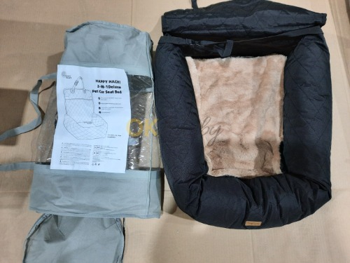 Auction HAPPY HACHI Psí pelíšek/Potah na autosedačku pro domácí mazlíčky Autosedačka 2 v 1 image