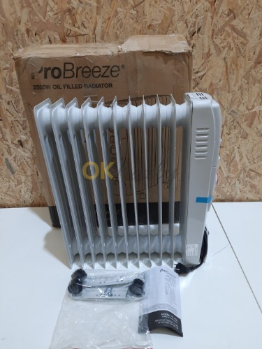 Auction Olejový radiátor ProBreeze Oil filled radiator PB-H02-EU image