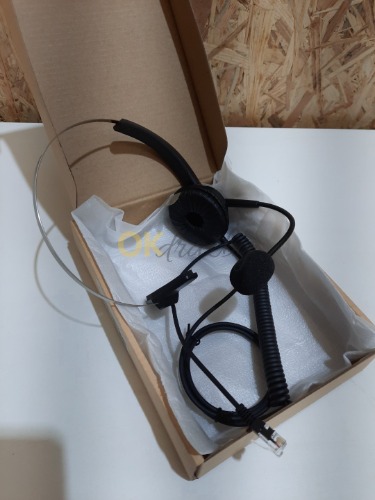 Auction Telefonní náhlavní souprava s konektorem RJ9 Yosoo image