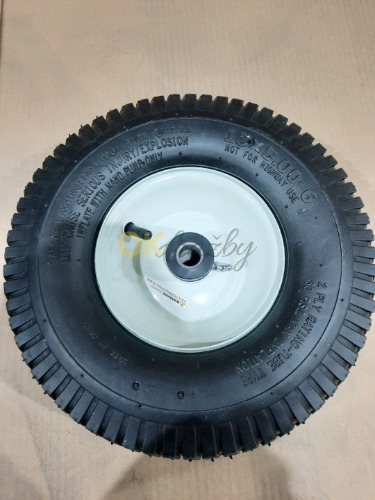 Auction 13x5,00-6", 13" pneumatické pneumatiky, ocelový ráfek a 3/4" otvor pro osu (pouzdro), 3"-6" středový náboj image