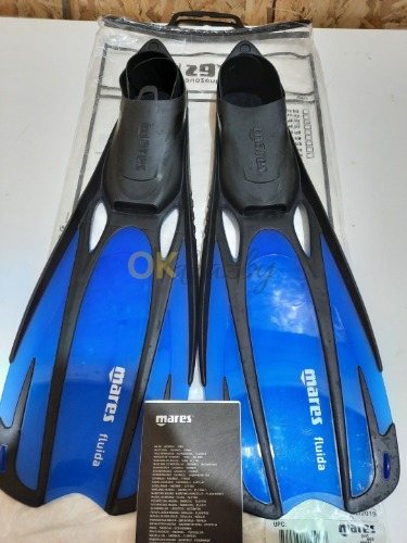 Auction Mares Dětské ploutve FLUIDA JUNIOR - 34/35 modré image