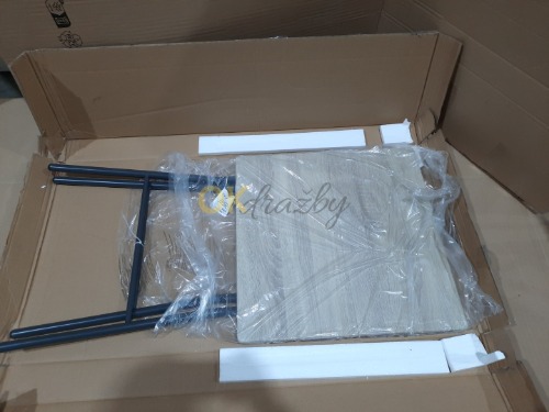 Auction FIVE Skládací barový stůl dřevěný s kovovou konstrukcí 60x60x102,5cm image