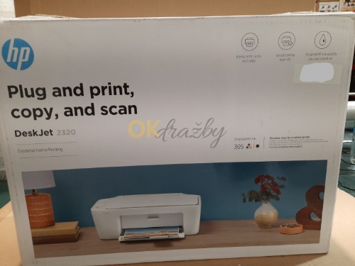 Auction HP DeskJet 2320 All-in-One barevná inkoustová multifunkční tiskárna image