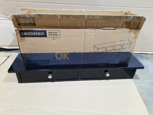 Auction SONGMICS malá police se 2 zásuvkami SONGMICS LWS065B01 image