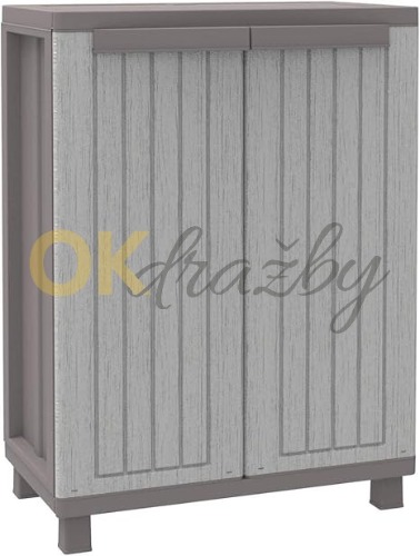 Auction Nízká plastová skříňka Terry Jwood 68 se 2 policemi image