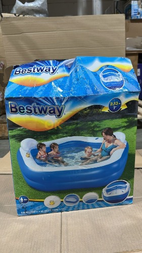 Auction BESTWAY 54153 Nafukovací bazén Fun Pool 213x206x69 cm image