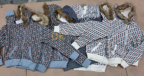 Auction 10 kusů dámských teplých mikin na zip s kapucí image