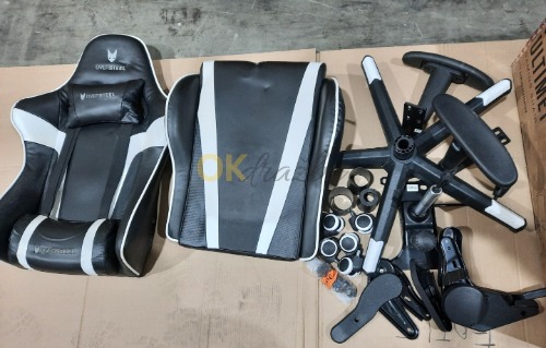 Auction Herní křeslo Oversteel Ultimet černo-bílé image