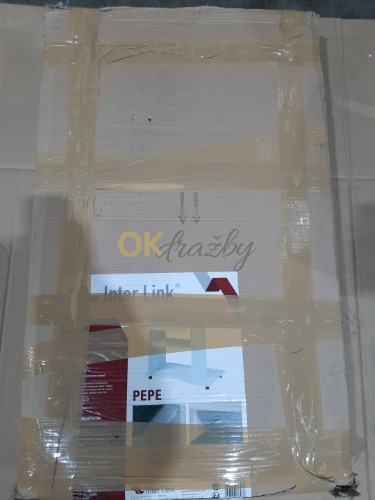 Auction Inter Link stolní počítačový stůl na kolečkách, bílý image