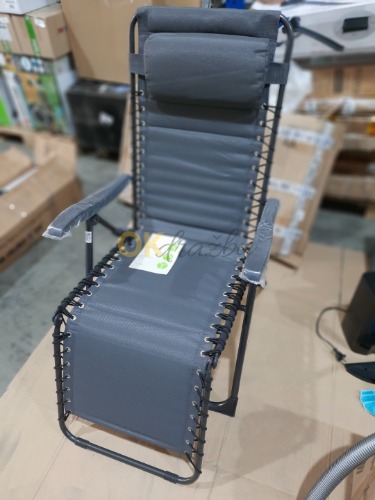 Auction Blumfeldt California Dreaming, zahradní lehátko, čalouněné, ocelový rám, šedé image