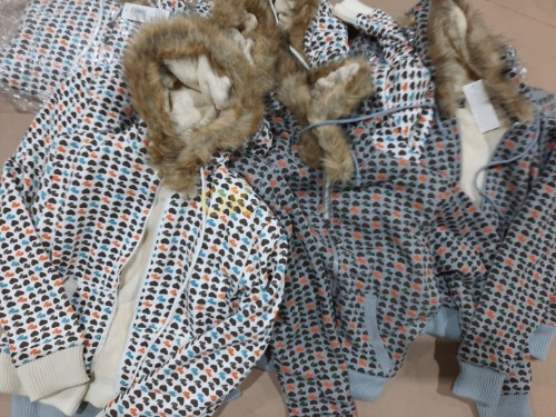 Auction 10 kusů dámských teplých mikin na zip s kapucí image