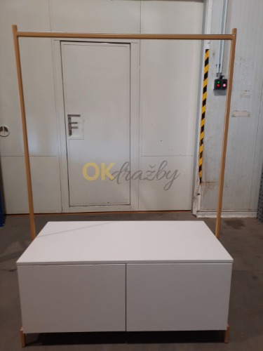 Auction Věšák na oblečení s hlubokými dvěma výsuvnými zásuvkami image