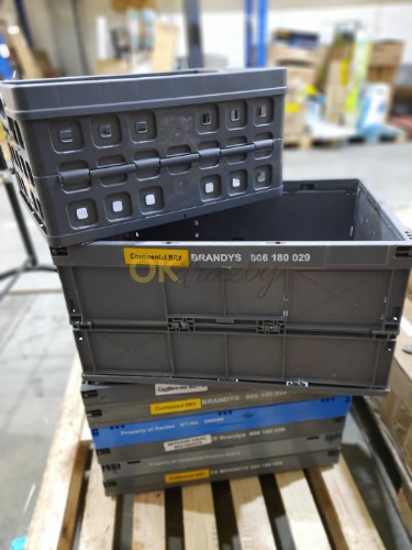 Auction Skládací přepravka - 12 kusů (jedna je menší) image