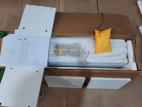 Auction Regál na knihy, bílý image