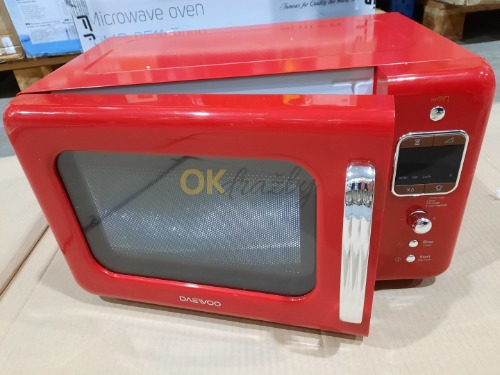 Auction Mikrovlnná trouba DAEWOO Retro KOR-6LBRR červená image