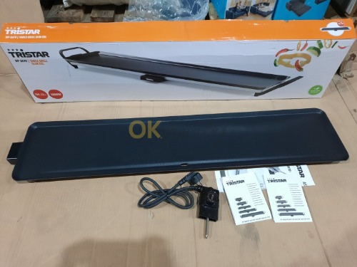 Auction Tristar Slim XXL elektrický gril, grilovací talíř BP- 2670, černá image