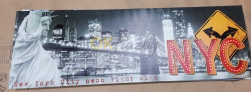 Auction Obraz New York City s osvětlením image