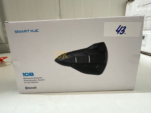 Auction Komunikační systém SENA Smart HJC 10B černá image