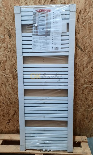 Auction Koupelnový radiátor Sevilla, 847 W, bílý, 60 × 158 cm image