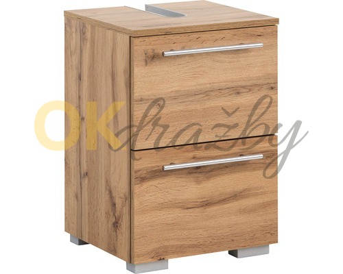 Auction Koupelnová skříňka pod umyvadlo Möbelpartner Carlos dub 40,2 x 59,1 x 35 cm image