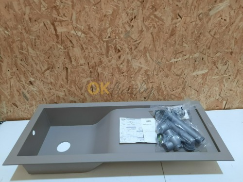 Auction CAREA – Zápustné kuchyňské umyvadlo VAGUE, granit, 118x50x19 CM image