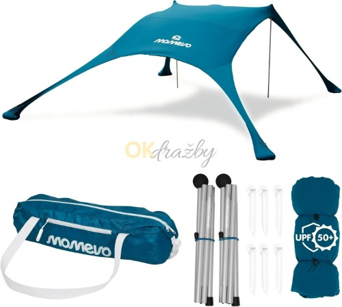 Auction MOMEVO Sunsail plážový stan pro 4 osoby – UPF50+, petrolejová modrá image