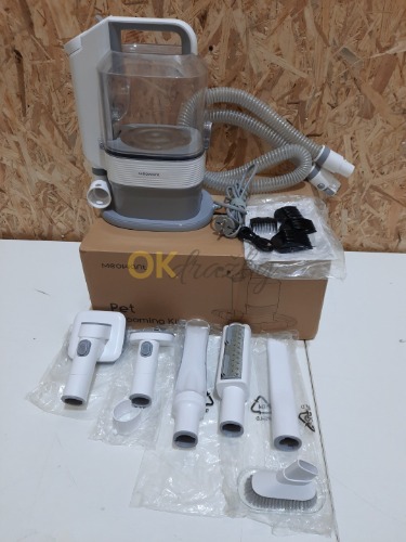 Auction Meowant Psí stříhací strojek s vysavačem na zvířecí chlupy a 5 profesionálními nástroji image