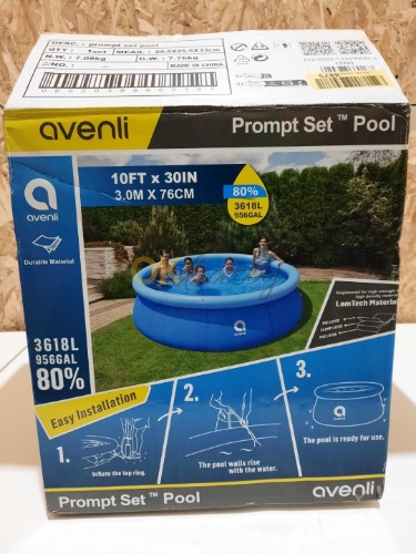 Auction Rozkládací bazén s nafukovacím límcem 300 x 76 cm image