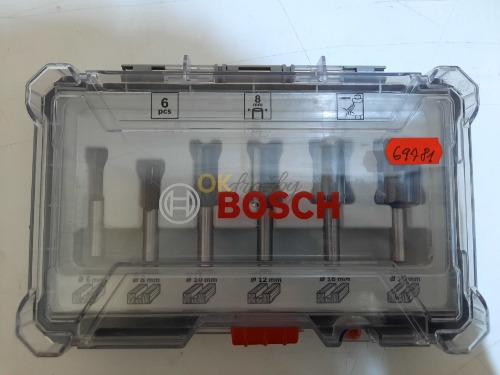 Auction Bosh Sada drážkových fréz, dřík 8 mm, 6 ks image