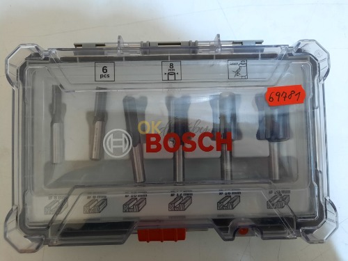 Auction Bosh Sada drážkových fréz, dřík 8 mm, 6 ks image