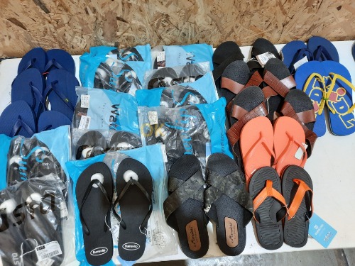 Auction Pánské a dámské žabky / šlapky, viz foto – 22 kusů image