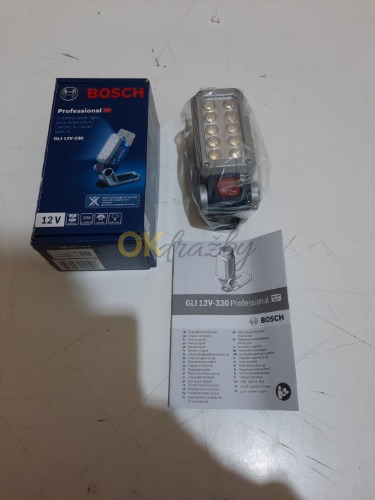 Auction Aku pracovní LED svítilna Bosch GLI 12V-330 (bez nabíječky a baterie) image