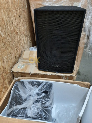 Auction Zvukový systém Auna Cube-Series – Aktivní reproduktory 2× 12" bez subwooferu, část sady (2/3), subwoofer a příslušenství nejsou součástí image