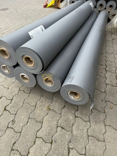 Auction Fólie hydroizolační z PVC-P DEKPLAN 76 šedá tl. 1,5 mm šířka 2,1 m (31,5 m2/role) - 5 rolí TOP, drahá image