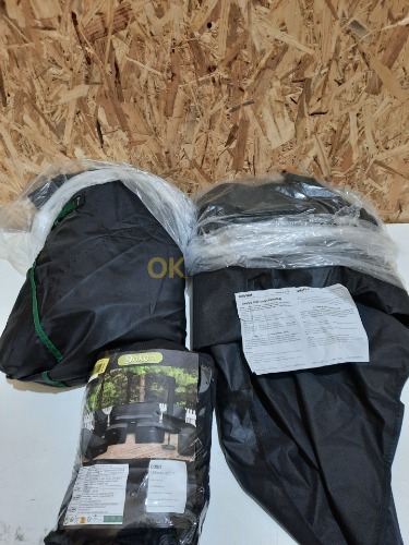 Auction 3 kusy plachty na venkovní nábytek nebo venkovní vybavení (Tři různé značky) image