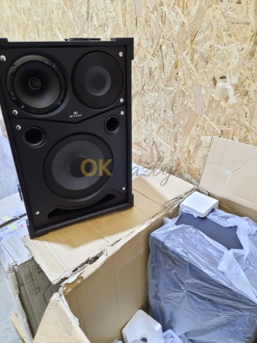 Auction Dvě reproduktory od Malone Hotrod 2000 Party Audio System 1200W max Bluetooth DVD HDMI USB AUX – bez zesilovače image