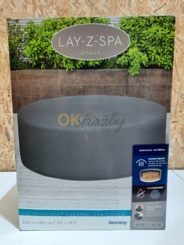 Auction Bestway 60326 Termoizolační kryt Energysense Lay-Z-Spa 2.16 m x 80 cm image
