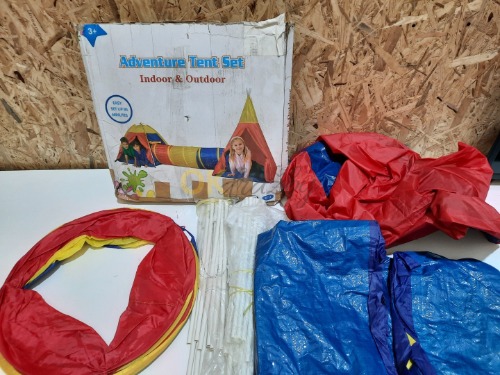 Auction Barevná dvojice stanů spojená tunelem image