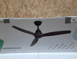 Auction Stropní ventilátor Windwood – tmavě černý image