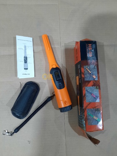 Auction Detektor kovu příruční s pouzdrem, oranžový image