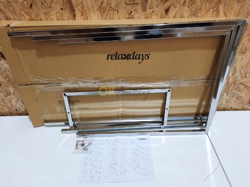 Auction Stříbrný stojan na ručníky relaxdays image