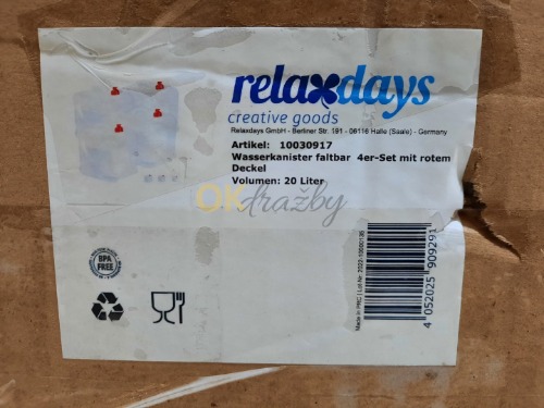 Auction Sada 4 skládacích kanystrů - Relaxdays image