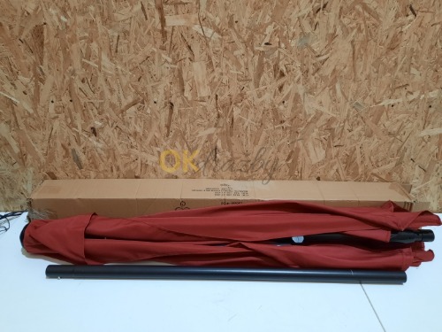 Auction Půlkruhový slunečník Pure Garden, červený image