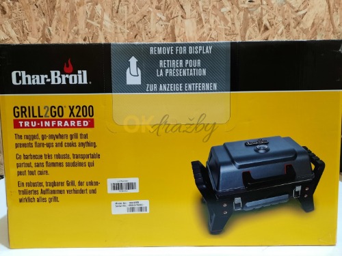 Auction Přenosný plynový gril Char-Broil Grill2Go X200 15402000 image