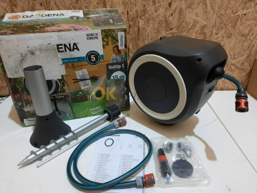Auction Naviják na hadici GARDENA RollUp S automatic set vč. hadice 15 m a příslušenství image