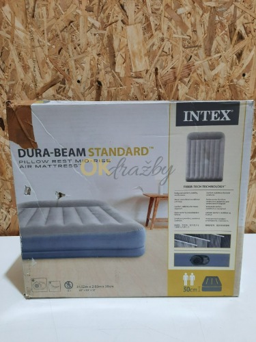 Auction Intex 64118 Nafukovací matrace Dura Beam Standart 1.52 m x 2,03 m x 30 cm. image