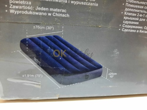 Auction Nafukovací matrace Intex Dura Beam JR Twin 191 x 76 cm image